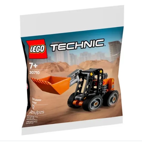 Lego Other - New- LEGO Technic Skid Steer Loader - Orange and Black